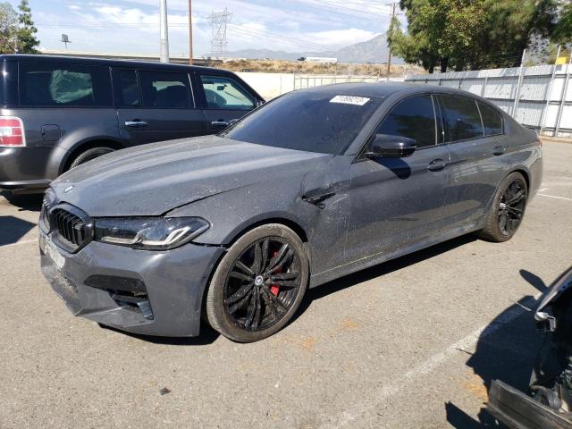 WBS83CH06NCK21648 - 2022 BMW M5 GRAY photo 1