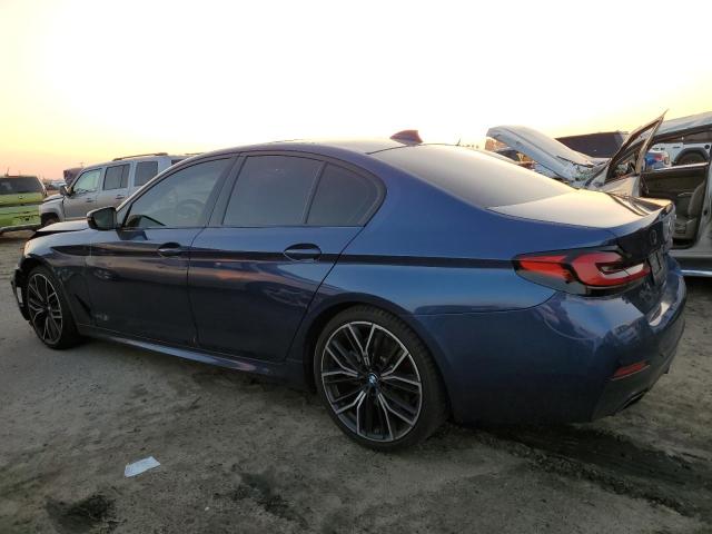 WBA53BJ00MWX06537 - 2021 BMW 540 I BLUE photo 2