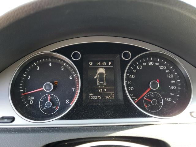 WVWMP7ANXCE535067 - 2012 VOLKSWAGEN CC SPORT BLACK photo 9