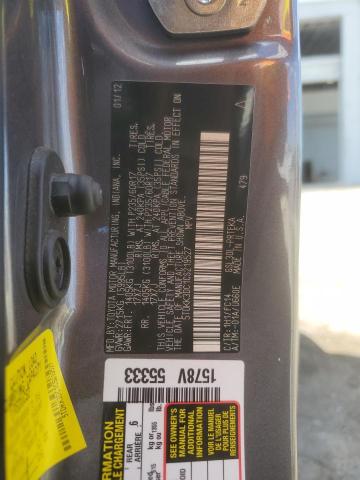 5TDKK3DC1CS219527 - 2012 TOYOTA SIENNA LE GRAY photo 13