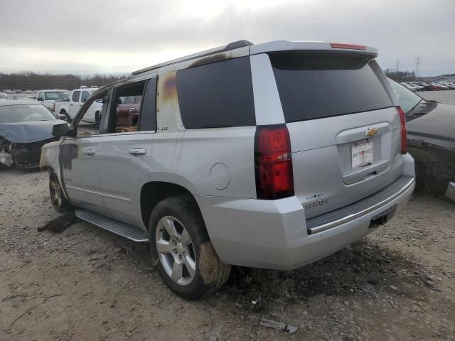 1GNSCCKC2FR569601 - 2015 CHEVROLET TAHOE C1500 LTZ SILVER photo 2