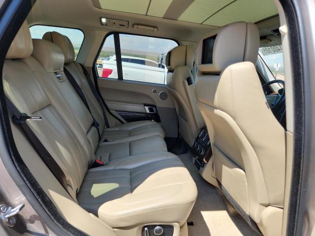 SALGS2FV8HA334606 - 2017 LAND ROVER RANGE ROVE HSE TAN photo 10