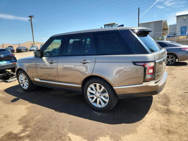 SALGS2FV8HA334606 - 2017 LAND ROVER RANGE ROVE HSE TAN photo 2