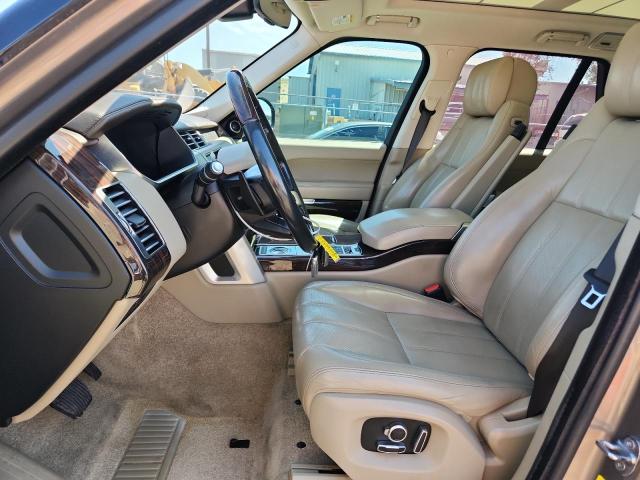 SALGS2FV8HA334606 - 2017 LAND ROVER RANGE ROVE HSE TAN photo 7