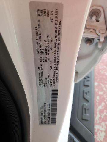 1C6SRFFT9RN177690 - 2024 RAM 1500 BIG HORN/LONE STAR WHITE photo 13