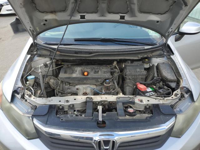 19XFB2F58CE312999 - 2012 HONDA CIVIC LX SILVER photo 11