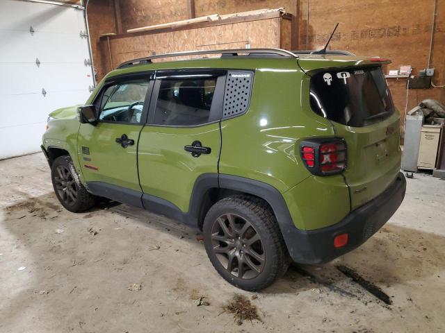 ZACCJBBTXGPD73421 - 2016 JEEP RENEGADE LATITUDE GREEN photo 2