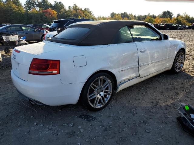 WAUDF48H59K011849 - 2009 AUDI A4 2.0T CABRIOLET QUATTRO WHITE photo 3