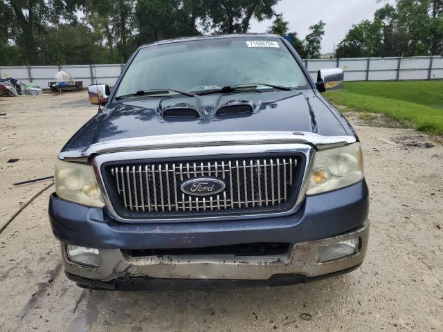 1FTPW12575KF07730 - 2005 FORD F150 SUPERCREW BLUE photo 5