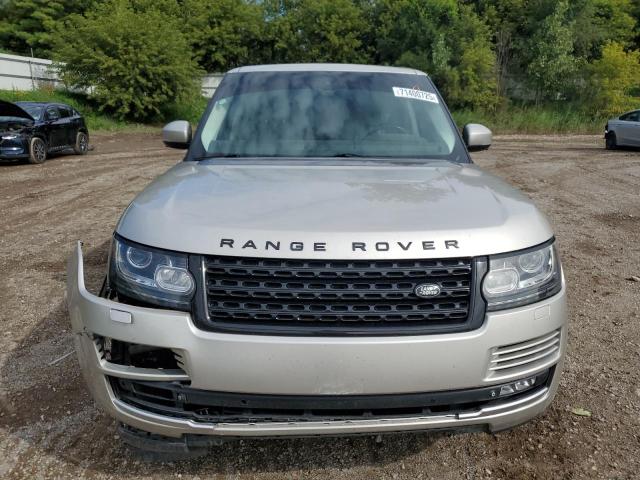 SALGS2VF0FA216878 - 2015 LAND ROVER RANGE ROVE HSE SILVER photo 5