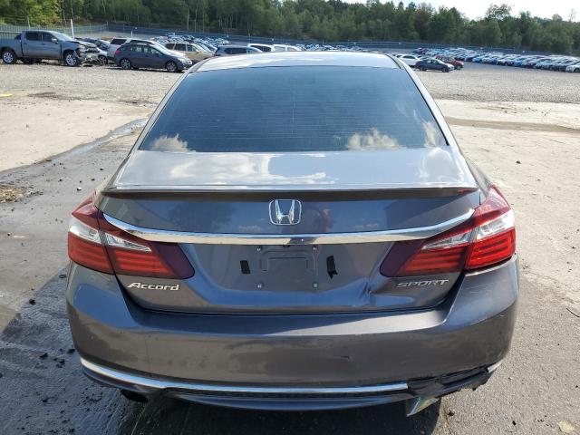 1HGCR2F54HA277260 - 2017 HONDA ACCORD SPORT გრაფიტი ფოტო 6