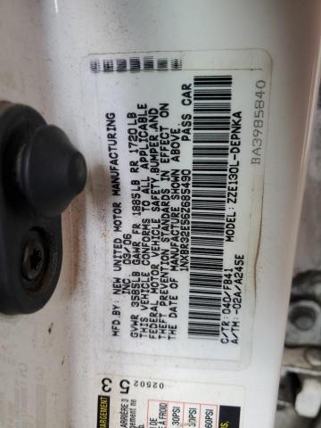 1NXBR32E56Z685490 - 2006 TOYOTA COROLLA CE 白色 照片 12