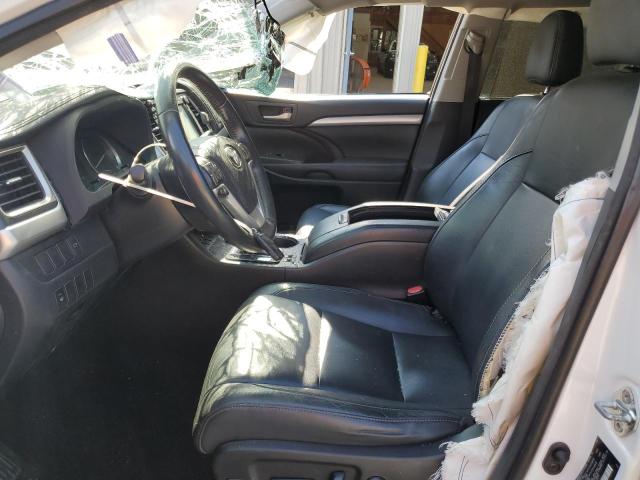 5TDKKRFH2FS092464 - 2015 TOYOTA HIGHLANDER XLE Blanco foto 7