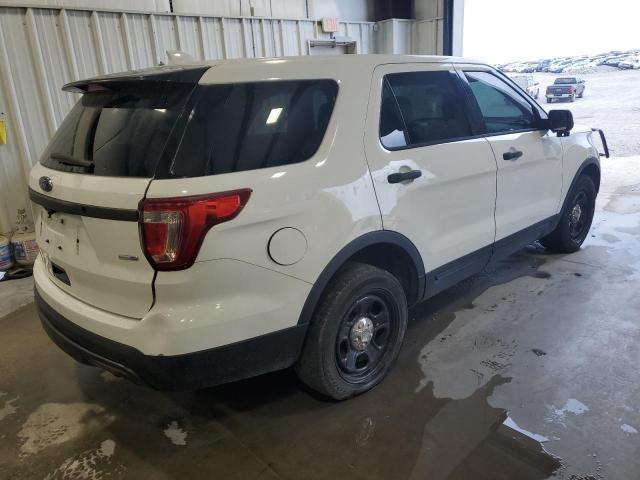 1FM5K8AR0HGD92259 - 2017 FORD EXPLORER POLICE INTERCEPTOR WHITE photo 3
