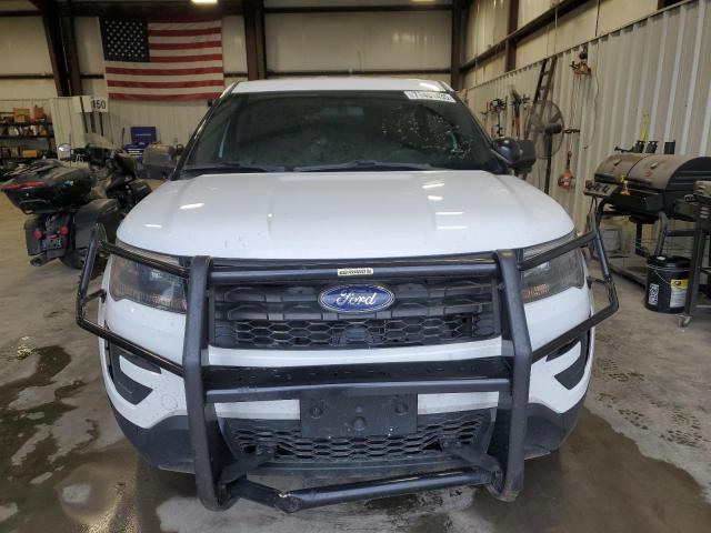 1FM5K8AR0HGD92259 - 2017 FORD EXPLORER POLICE INTERCEPTOR WHITE photo 5