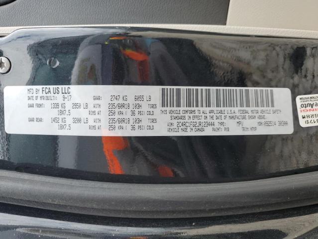 2C4RC1FG2JR123444 - 2018 CHRYSLER PACIFICA TOURING PLUS BLACK photo 13