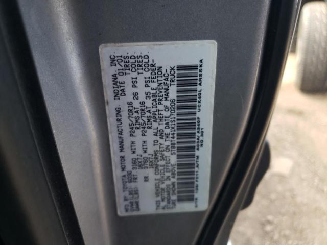 5TBBT441X1S170206 - 2001 TOYOTA TUNDRA ACCESS CAB SILVER photo 12