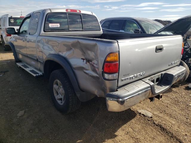 5TBBT441X1S170206 - 2001 TOYOTA TUNDRA ACCESS CAB SILVER photo 2