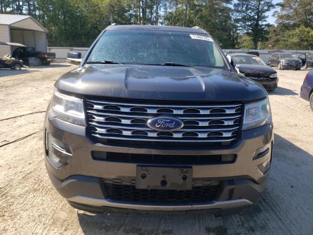 1FM5K7D84HGA92320 - 2017 FORD EXPLORER XLT فحمي صورة 5