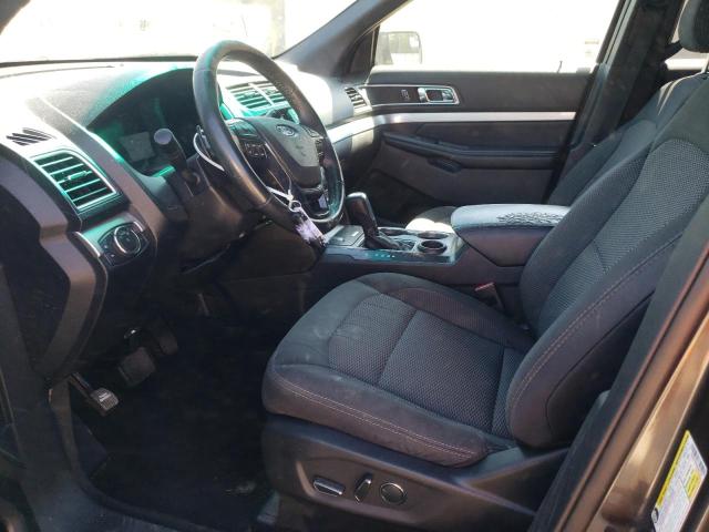 1FM5K7D84HGA92320 - 2017 FORD EXPLORER XLT فحمي صورة 7