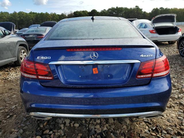 WDDKJ6HB1HF352890 - 2017 MERCEDES-BENZ E 400 4MATIC BLUE photo 6