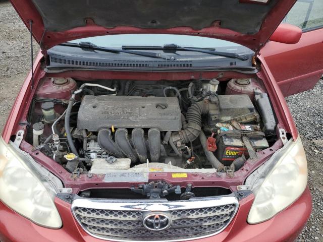 1NXBR30E17Z798325 - 2007 TOYOTA COROLLA CE RED photo 11