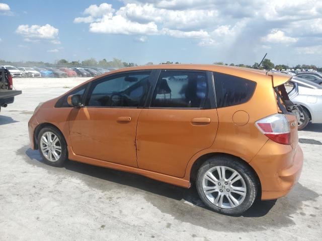JHMGE88459S074858 - 2009 HONDA FIT SPORT ORANGE photo 2