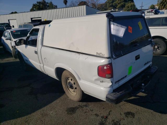 1GCCS1456YK254721 - 2000 CHEVROLET S TRUCK S10 WHITE photo 2