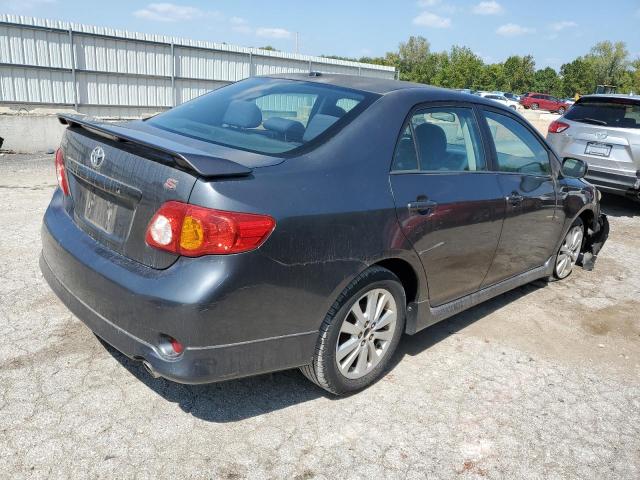 2T1BU4EE4AC527278 - 2010 TOYOTA COROLLA BASE GRAY photo 3