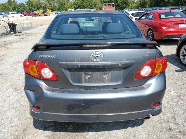 2T1BU4EE4AC527278 - 2010 TOYOTA COROLLA BASE GRAY photo 6