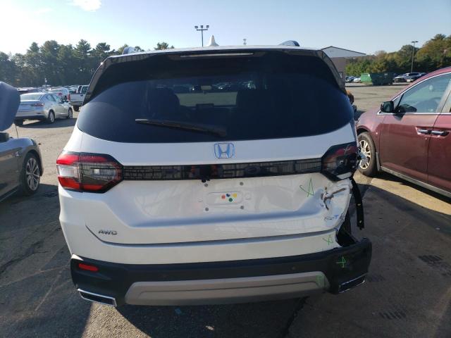 5FNYG1H87PB017498 - 2023 HONDA PILOT ELITE WHITE photo 6