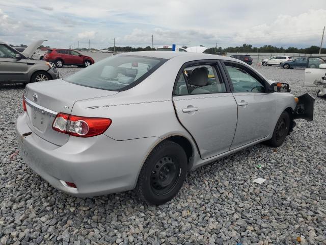 2T1BU4EE1BC691640 - 2011 TOYOTA COROLLA BASE Argent photo 3
