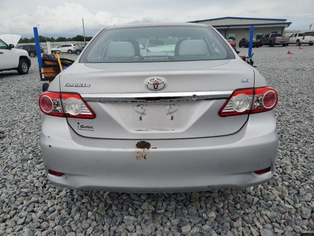2T1BU4EE1BC691640 - 2011 TOYOTA COROLLA BASE Argent photo 6