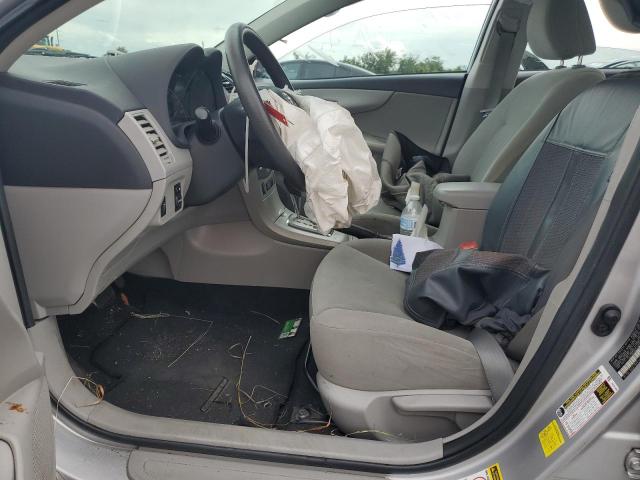 2T1BU4EE1BC691640 - 2011 TOYOTA COROLLA BASE Argent photo 7