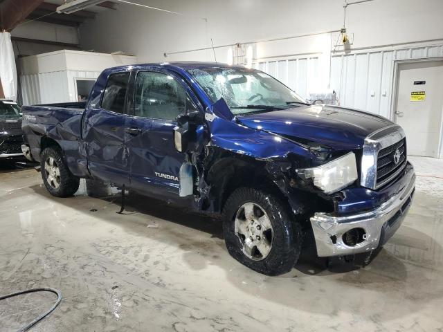 5TFBV54177X019706 - 2007 TOYOTA TUNDRA DOUBLE CAB SR5 BLUE photo 4