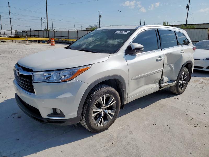 2016 TOYOTA HIGHLANDER XLE, 