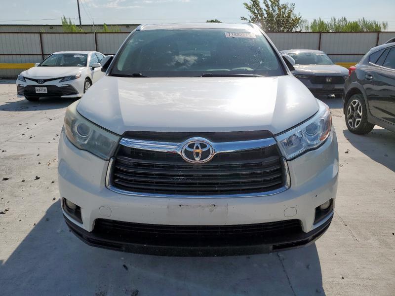 5TDKKRFH7GS162509 - 2016 TOYOTA HIGHLANDER XLE Biały zdjęcie 5