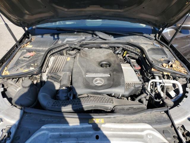 55SWF4KB6FU040851 - 2015 MERCEDES-BENZ C 300 4MATIC BROWN photo 11