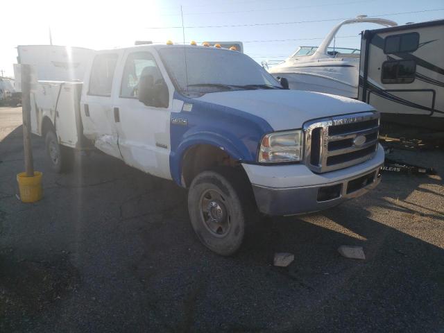 1FTWW31P06EB13836 - 2006 FORD F350 SRW SUPER DUTY WHITE photo 1