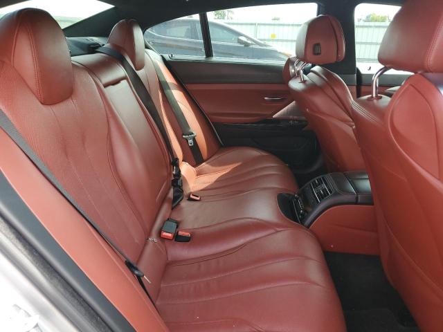 WBA6B2C58FGB99581 - 2015 BMW 650 I GRAN COUPE SILVER photo 10