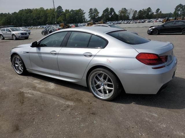 WBA6B2C58FGB99581 - 2015 BMW 650 I GRAN COUPE SILVER photo 2