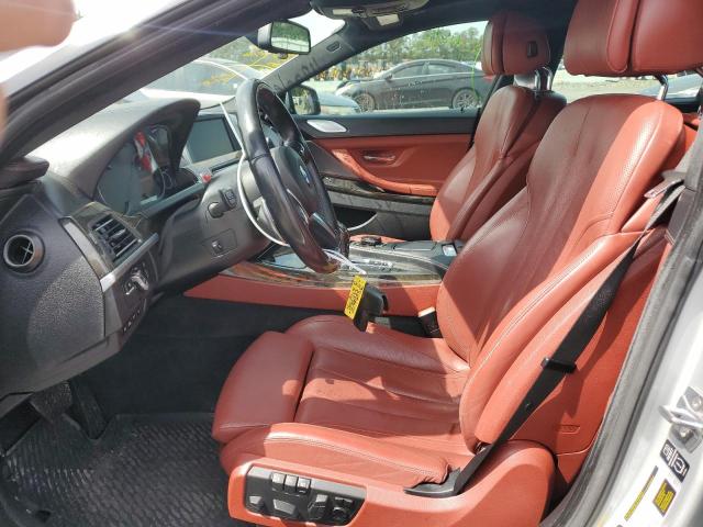 WBA6B2C58FGB99581 - 2015 BMW 650 I GRAN COUPE SILVER photo 7