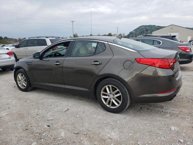 5XXGM4A73DG133989 - 2013 KIA OPTIMA LX GRAY photo 2