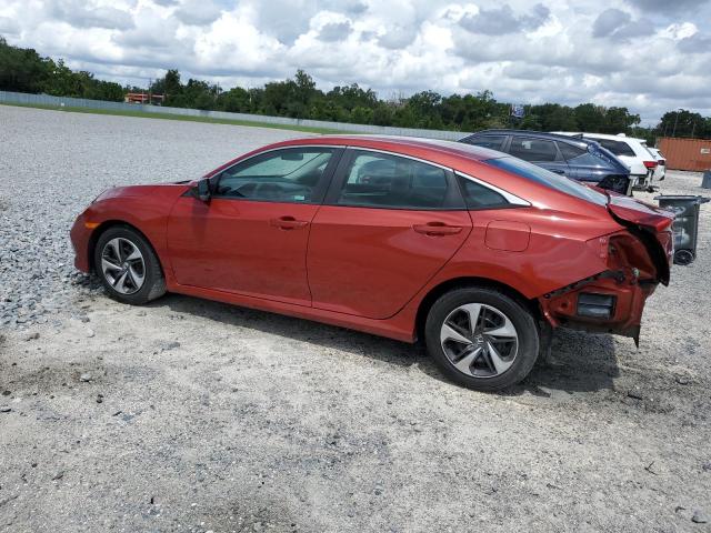 19XFC2F61KE003735 - 2019 HONDA CIVIC LX RED photo 2