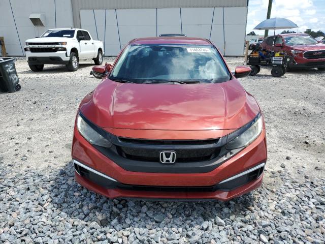 19XFC2F61KE003735 - 2019 HONDA CIVIC LX RED photo 5