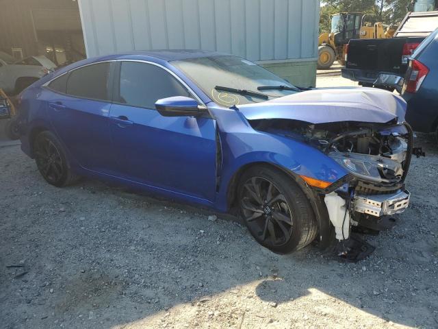 2HGFC2F80MH526044 - 2021 HONDA CIVIC SPORT 蓝色 照片 4