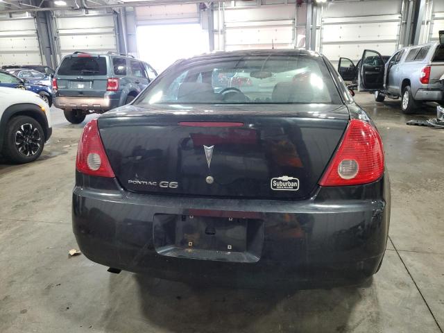 1G2ZG57B394112065 - 2009 PONTIAC G6 BLACK photo 6