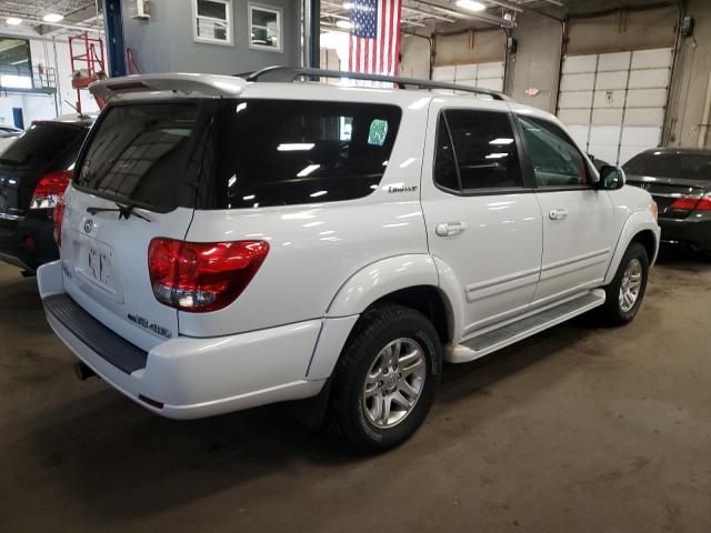 5TDBT48A86S261029 - 2006 TOYOTA SEQUOIA LIMITED WHITE photo 3