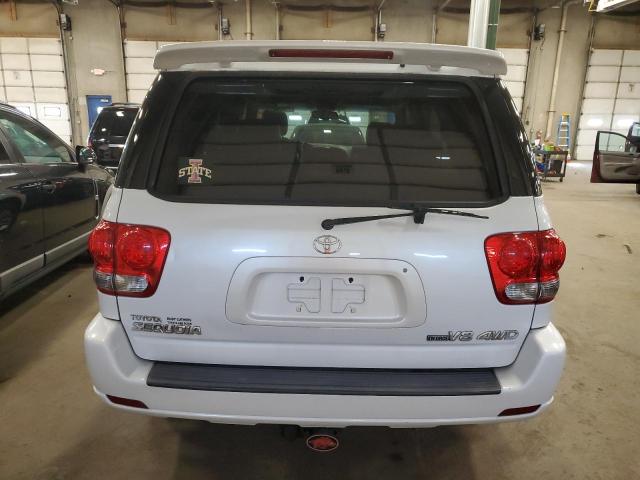 5TDBT48A86S261029 - 2006 TOYOTA SEQUOIA LIMITED WHITE photo 6