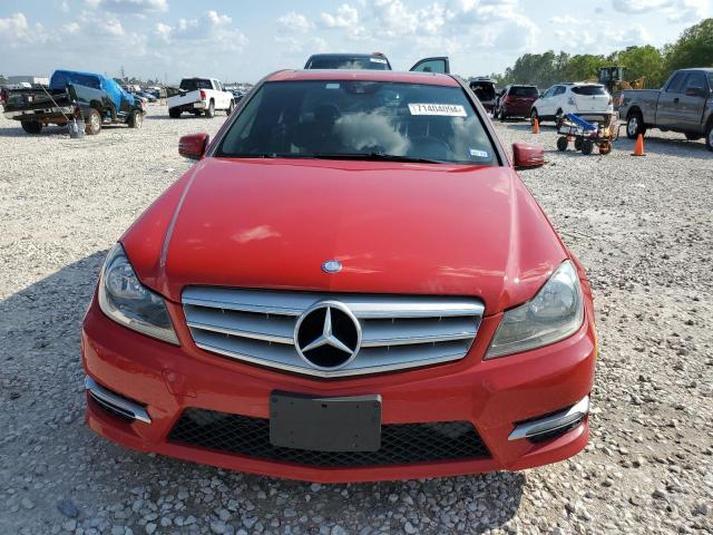 WDDGF4HB4CA637472 - 2012 MERCEDES-BENZ C 250 RED photo 5